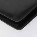 Christian Dior Shoulder Bag Leather Black Gold Auth BA2964-12