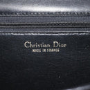 Christian Dior Shoulder Bag Leather Black Gold Auth BA2964-16