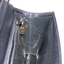 Christian Dior Shoulder Bag Leather Black Gold Auth BA2964-18