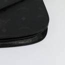 MCM Vicetos Logogram Shoulder Bag PVC Black Gold Auth BA2965-11