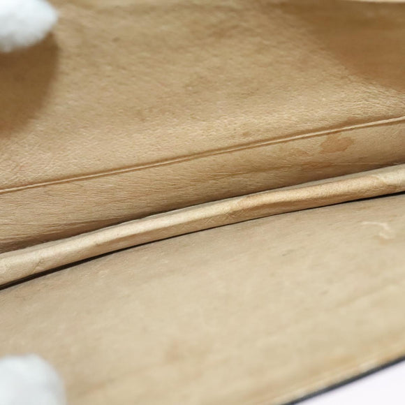 MCM Vicetos Logogram Shoulder Bag PVC Black Gold Auth BA2965