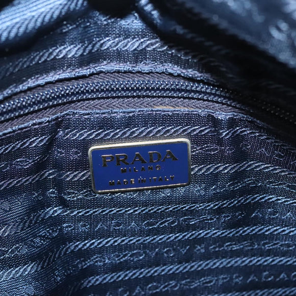 PRADA Hand Bag Nylon Navy Auth BA297