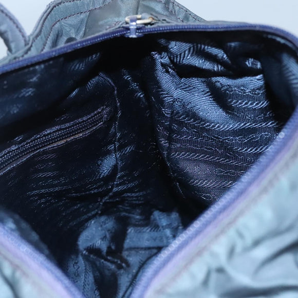 PRADA Hand Bag Nylon Navy Auth BA297