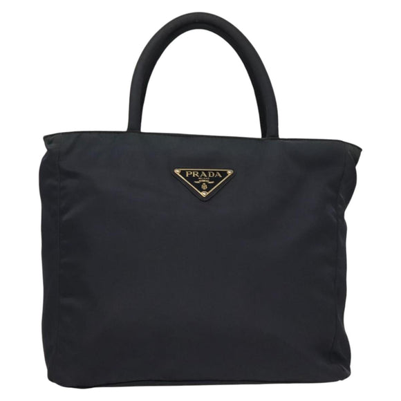 PRADA Hand Bag Nylon Navy Auth BA297