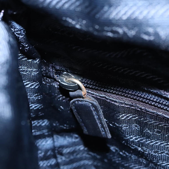 PRADA Hand Bag Nylon Navy Auth BA297