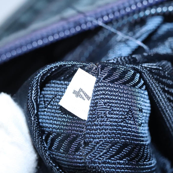 PRADA Hand Bag Nylon Navy Auth BA297