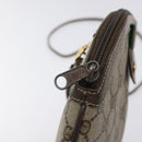 GUCCI GG Supreme Web Sherry Line Bag PVC Beige Gold 904 02 047 Auth BA2975-9