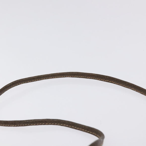 GUCCI GG Supreme Web Sherry Line Bag PVC Beige Gold 904 02 047 Auth BA2975