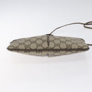 GUCCI GG Supreme Web Sherry Line Bag PVC Beige Gold 904 02 047 Auth BA2975-5