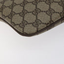 GUCCI GG Supreme Web Sherry Line Bag PVC Beige Gold 904 02 047 Auth BA2977-11