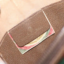 GUCCI GG Supreme Web Sherry Line Bag PVC Beige Gold 904 02 047 Auth BA2977-16