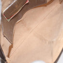 GUCCI GG Supreme Web Sherry Line Bag PVC Beige Gold 904 02 047 Auth BA2977-17