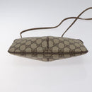 GUCCI GG Supreme Web Sherry Line Bag PVC Beige Gold 904 02 047 Auth BA2977-9