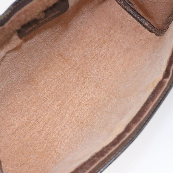 GUCCI GG Supreme Web Sherry Line Clutch Bag PVC Beige 89 01 002 Auth BA2979