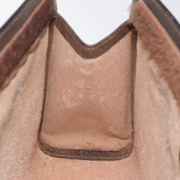 GUCCI GG Supreme Web Sherry Line Clutch Bag PVC Beige 89 01 002 Auth BA2979