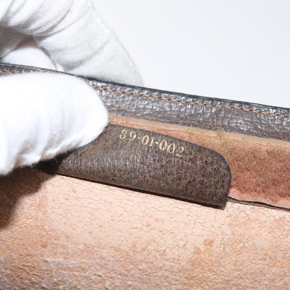 GUCCI GG Supreme Web Sherry Line Clutch Bag PVC Beige 89 01 002 Auth BA2979