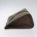 GUCCI GG Supreme Web Sherry Line Clutch Bag PVC Beige 89 01 002 Auth BA2979-4