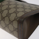 GUCCI GG Supreme Web Sherry Line Clutch Bag PVC Beige 89 01 002 Auth BA2979-7