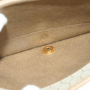 Christian Dior Chain Shoulder Bag Leather Beige Gold Auth BA2983-12