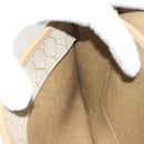 Christian Dior Chain Shoulder Bag Leather Beige Gold Auth BA2983-19