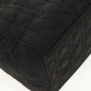 Christian Dior Canage Hand Bag Nylon Black Gold Auth BA2985-11