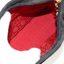 Christian Dior Canage Hand Bag Nylon Black Gold Auth BA2985-18