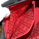 Christian Dior Canage Hand Bag Nylon Black Gold Auth BA2985-22