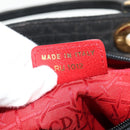 Christian Dior Canage Hand Bag Nylon Black Gold Auth BA2985-23