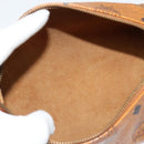 MCM Logogram Vicetos Shoulder Bag PVC Leather Brown Gold Auth BA2990-17