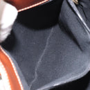 BURBERRY Nova Check Hand Bag PVC Beige Gold Auth BA2995V-18