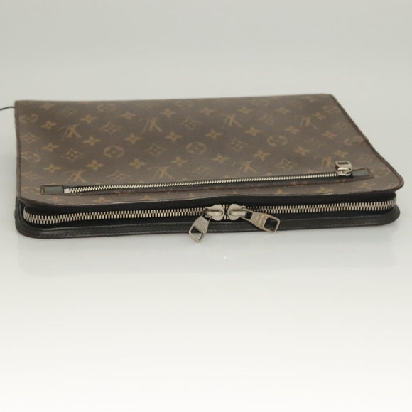 LOUIS VUITTON Monogram Portfolio Clutch Bag M40301 LV Auth BA2998