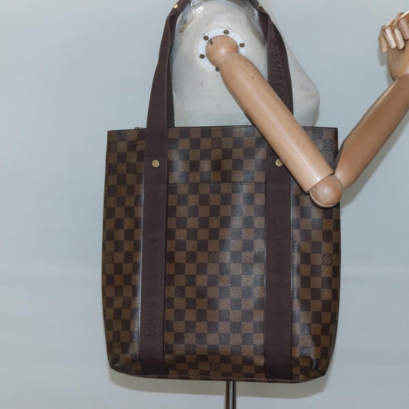 LOUIS VUITTON Damier Ebene Kababobur Tote Bag N52006 LV Auth BA3010