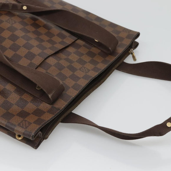 LOUIS VUITTON Damier Ebene Kababobur Tote Bag N52006 LV Auth BA3010