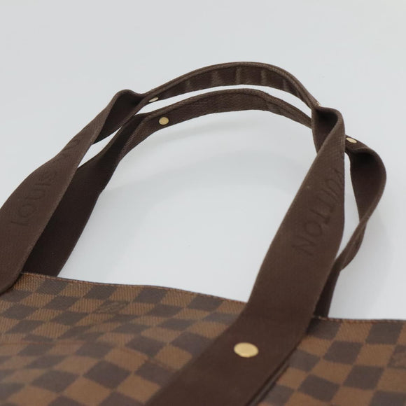 LOUIS VUITTON Damier Ebene Kababobur Tote Bag N52006 LV Auth BA3010