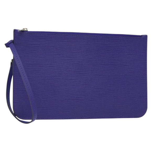 LOUIS VUITTON Epi Neverfull MM Pouch Fig LV Auth BA3013