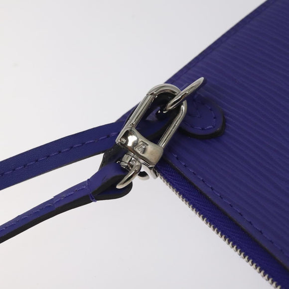 LOUIS VUITTON Epi Neverfull MM Pouch Fig LV Auth BA3013