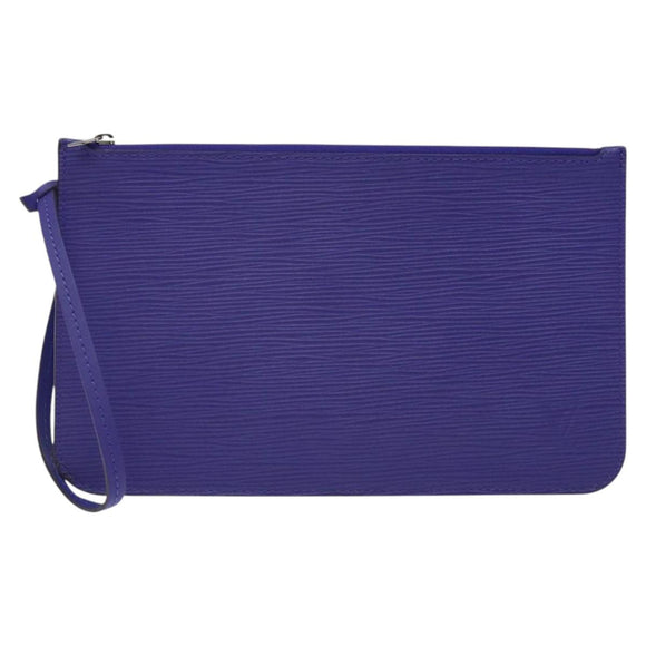 LOUIS VUITTON Epi Neverfull MM Pouch Fig LV Auth BA3013