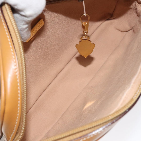 GUCCI Micro GG Supreme Shoulder Bag PVC Beige Gold 007 904 0095 Auth BA3014