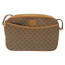 GUCCI Micro GG Supreme Shoulder Bag PVC Beige Gold 007 904 0095 Auth BA3014-13
