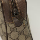 GUCCI GG Supreme Web Sherry Line Clutch Bag PVC Beige 63 01 012 Auth BA3015-12