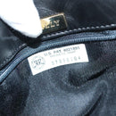 BALLY Chain Shoulder Bag Leather Black Gold Auth BA3019-12