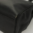 Salvatore Ferragamo Vala Tote Bag Leather Navy Gold Auth BA3020-14