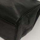 Salvatore Ferragamo Vala Tote Bag Leather Navy Gold Auth BA3020-13