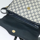 GUCCI GG Supreme Sherry Line Shoulder Bag PVC Navy Gold 904 02 084 Auth BA3022-9