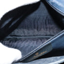 GUCCI GG Supreme Sherry Line Shoulder Bag PVC Navy Gold 904 02 084 Auth BA3022-11