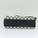 GUCCI GG Supreme Sherry Line Shoulder Bag PVC Navy Gold 904 02 084 Auth BA3022-5