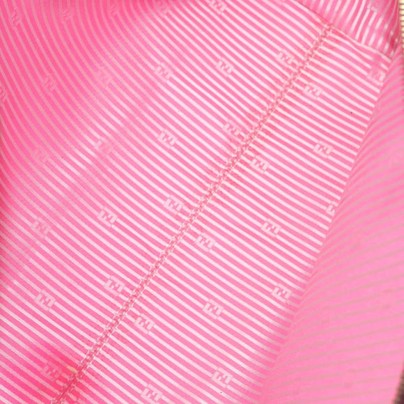 FENDI Zucca Canvas Tote Bag PVC Brown Black Auth BA3024