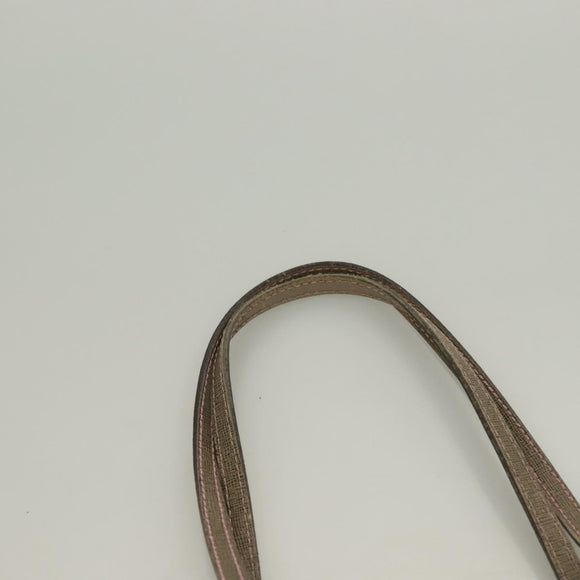 FENDI Zucca Canvas Tote Bag PVC Brown Black Auth BA3024