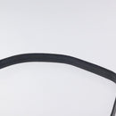 Christian Dior Trotter Canvas Shoulder Bag Navy Gold Auth BA3029-8