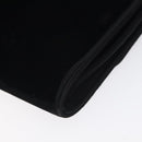 GUCCI Shoulder Bag Velor Black Gold Auth BA3030-15